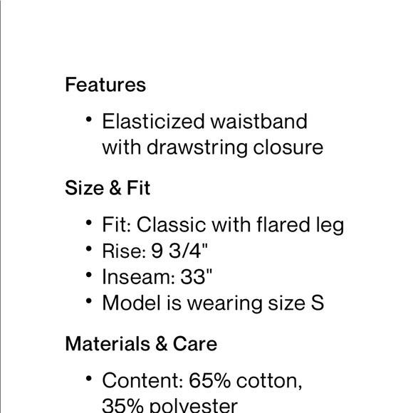 Garage Low Rise Kick Flare Jogger - Picture 3 of 3